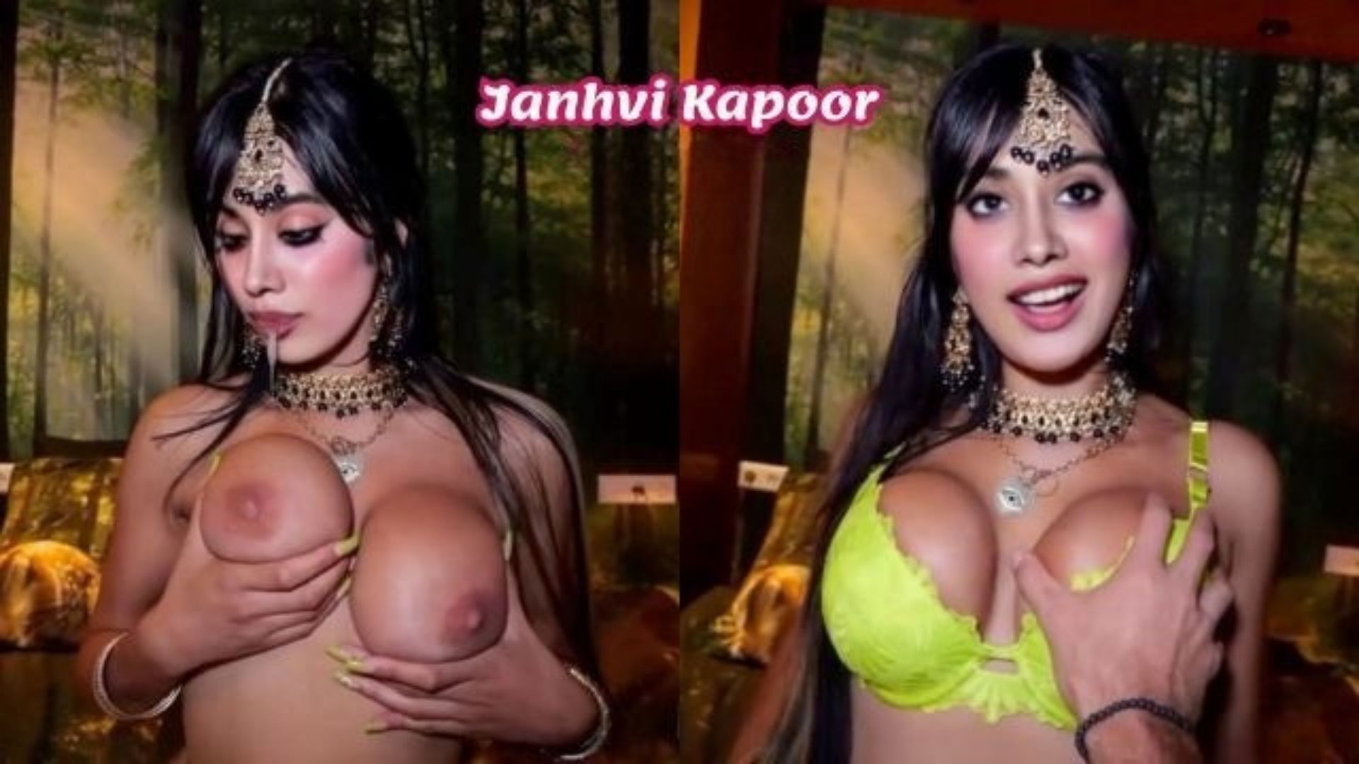 Janhvi Kapoor Fuckin Like Pornstar Wearing Hot Lingerie